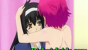 A naughty hentai shemale girl gets wildly penetrated in - anime porn Video