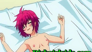 A naughty hentai shemale girl gets wildly penetrated in - anime porn Video