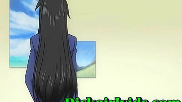 A naughty hentai shemale girl gets wildly penetrated in - anime porn Video