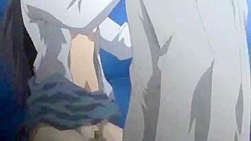 Coed's Hot Wet Pussy Gets Poked by Cutie in Hentai Adventure