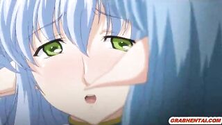 Elven Babe with Big Boobs Gets Fucked by Busty Anime Shemale