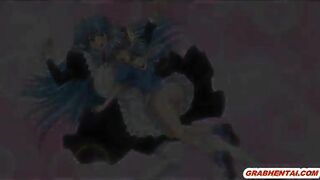 Big Boobs Hentai Brutal Tentacle Fucking and Facial Cum