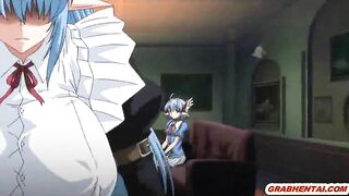 Big Boobs Hentai Brutal Tentacle Fucking and Facial Cum