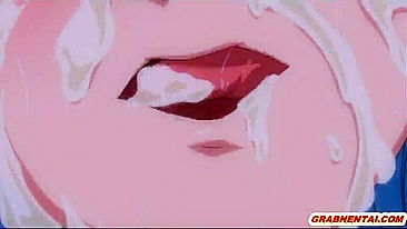 Big Boobs Hentai Brutal Tentacle Fucking and Facial Cum