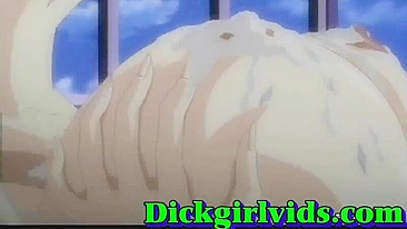 Hentai Porn Video featuring Massive Boobs, Shemale Hardcore Action, Anime, Toon