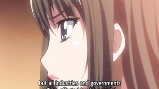 Hentai Coed's Hot Knee Fucked by Pervert