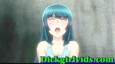 Hentai Shemale Fucks Bareback and Gets Hot Anime Toon Sex