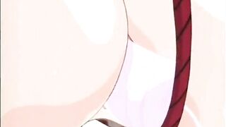 Bondage hentai gets vibrated pussy and blows big cocks, bondage,  hentai,  vibrators,  pussies,  blowjob