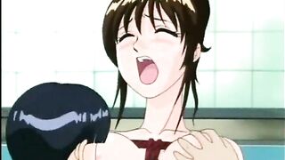 Bondage hentai gets vibrated pussy and blows big cocks, bondage,  hentai,  vibrators,  pussies,  blowjob