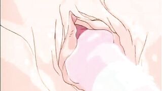 Bondage hentai gets vibrated pussy and blows big cocks, bondage,  hentai,  vibrators,  pussies,  blowjob