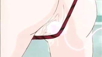 Bondage hentai gets vibrated pussy and blows big cocks, bondage,  hentai,  vibrators,  pussies,  blowjob