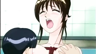 Bondage hentai gets vibrated pussy and blows big cocks, bondage,  hentai,  vibrators,  pussies,  blowjob