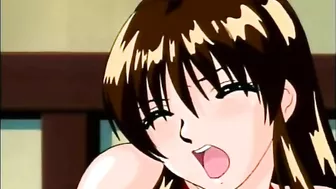 Tied Up Hentai Gets Fingering Clitoris and Tits