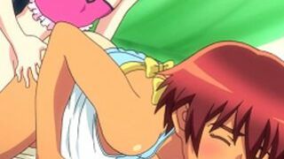Hentai Shemale Girl Bareback Fucked in Bed - Anime, Toon, Hentai, Fuck