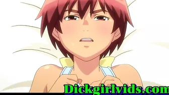 Hentai Shemale Girl Bareback Fucked in Bed - Anime, Toon, Hentai, Fuck