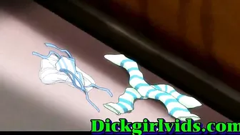 Hentai Shemale Girl Bareback Fucked in Bed - Anime, Toon, Hentai, Fuck