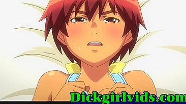 Hentai Shemale Girl Bareback Fucked in Bed - Anime, Toon, Hentai, Fuck