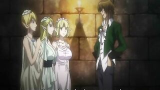 Elven Shemale with Big Boobs Gets Poked from Behind in Anime