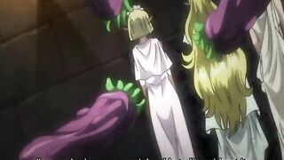 Elven Shemale with Big Boobs Gets Poked from Behind in Anime