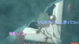 Bondage Coed Hentai Virgin Fucked and Cummed All