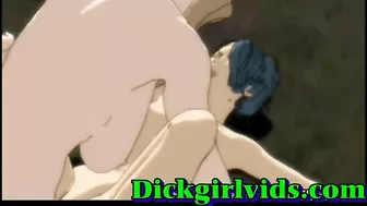 Hentai Shemale Masturbation and Hardcore Fucking in Anime Toons