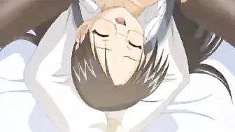 Japanese Coed Gets Hot and Bound in Bed for Hentai Poking Fun