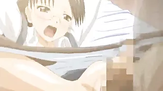 Japanese Coed Gets Hot and Bound in Bed for Hentai Poking Fun