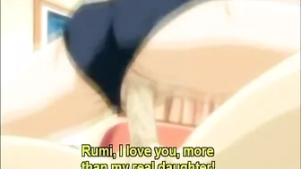 Busty hentai coeds strapon ass fucked