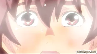 Shemale hentai ass fucked in the bathroom