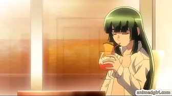 Shemale hentai ass fucked in the bathroom