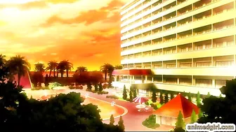 Shemale hentai ass fucked in the bathroom