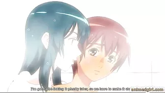 Shemale hentai ass fucked in the bathroom