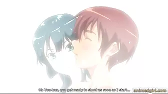 Shemale hentai ass fucked in the bathroom