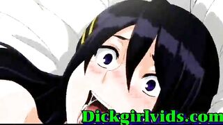 Georgous Anime Shemale Hot Fucked and Cummed in Toon Porn