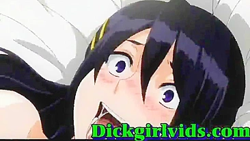 Georgous Anime Shemale Hot Fucked and Cummed in Toon Porn