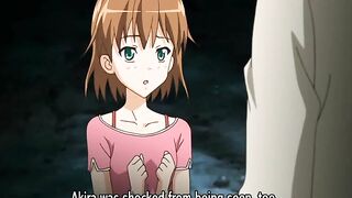 Cute Anime Hentai Poked from Behind in the Toilet