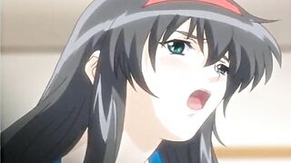 Hentai Virgin with Big Boobs Hard Poked by Pervert - Roped and Tied