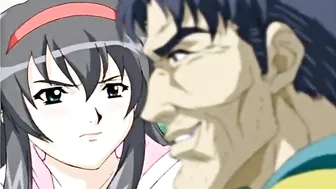 Hentai Virgin with Big Boobs Hard Poked by Pervert - Roped and Tied