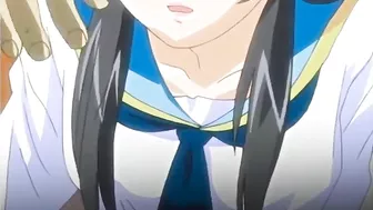 Hentai Virgin with Big Boobs Hard Poked by Pervert - Roped and Tied