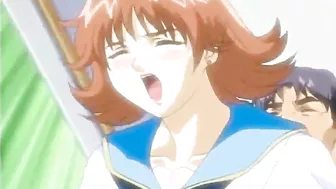 Hentai Virgin with Big Boobs Hard Poked by Pervert - Roped and Tied