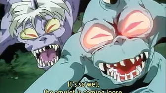 Hentai Girl with Big Tits Fucked by Red Monster