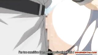 Busty hentai doggystyle wet pussy fucked in the forest