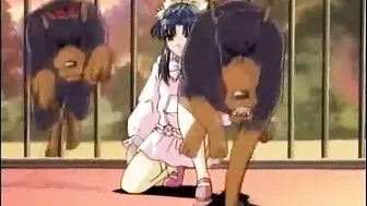 Hentai with Big Tits Gets Shoved Vibrator in Wet Pussy