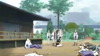 Hentai Threesome Wet Pussy Poked and Creampie