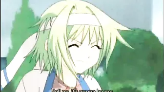 Hentai Threesome Wet Pussy Poked and Creampie