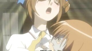 Coed Gets Licked Wet Pussy in Groupsex Hentai Anime