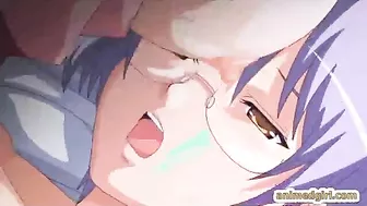 Hentai Nurse Threesome Poked by Shemale