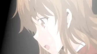 Coed gets her big boobs sucked by a big cock before receiving a facial cumshot.