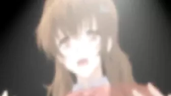 Coed gets her big boobs sucked by a big cock before receiving a facial cumshot.