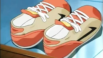 Outdoor Bondage Hentai Gets Dildoed Ass and Pussy in Public